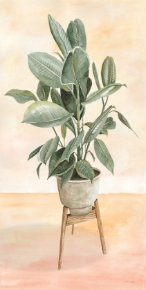 Picture of PLANT STAND POT OF FLOWERS IV