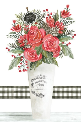 Picture of SEASONS GREETINGS ROSES