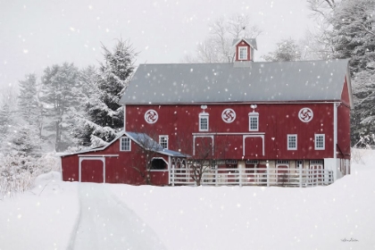 Picture of WINTER RED BARN