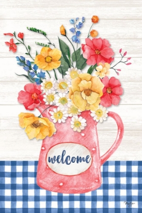 Picture of AMERICANA FLORAL PITCHER