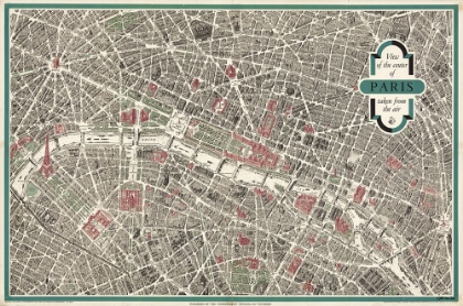 Picture of MAP OF PARIS