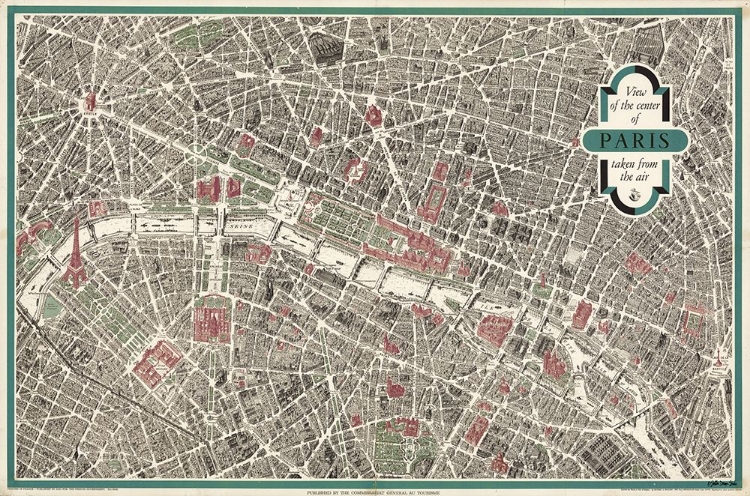 Picture of MAP OF PARIS