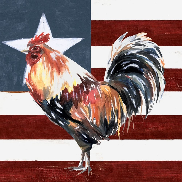 Picture of PATRIOTIC ROOSTER
