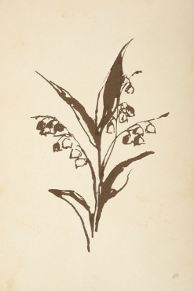 Picture of VINTAGE LINE LILY OF THE VALLEY I