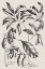 Picture of CUSTOM BLACK AND OATMEAL LINEN BOTANICAL I