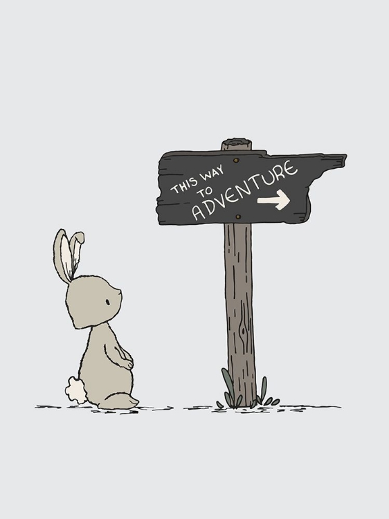 Picture of BUNNY THIS WAY TO ADVENTURE