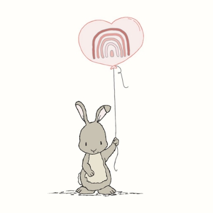Picture of BUNNY HEART BALLOON
