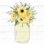 Picture of MASON JAR FLORAL 12