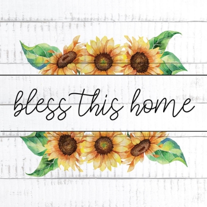 Picture of BLESS THIS HOME SUNFLOWERS