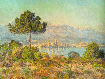 Picture of ANTIBES FROM PLATEAU NOTRE DAME 1888