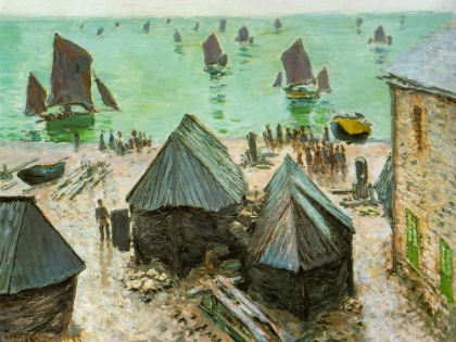 Picture of DEPARTURE OF BOATS-ETRETAT 1883