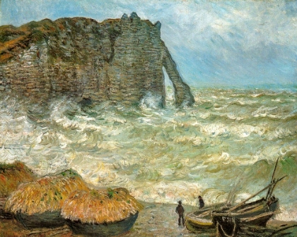 Picture of ETRETAT-ROUGH SEA 1883