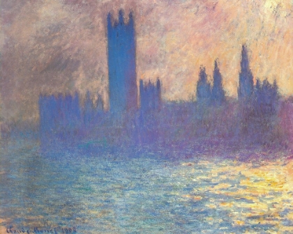 Picture of HOUSES OF PARLIAMENT-SUNLIGHT 1900