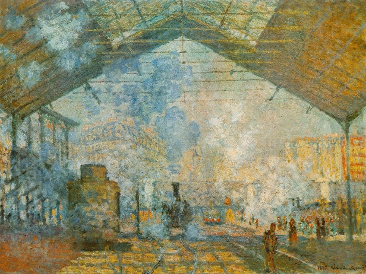 Picture of LA GARE ST. LAZARE 1877