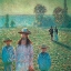 Picture of LANDSCAPE WITH FIGURES 1888