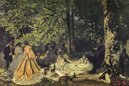 Picture of LUNCHEON ON THE GRASS STUDY 1865