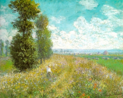 Picture of MEADOW WITH POPLARS 1875