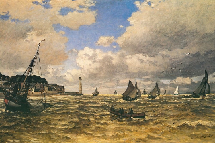 Picture of MOUTH OF THE SEINE AT HONFLEUR 1865