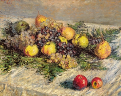 Picture of PEARS AND GRAPES 1880