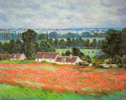 Picture of POPPIES-GIVERNY 1885