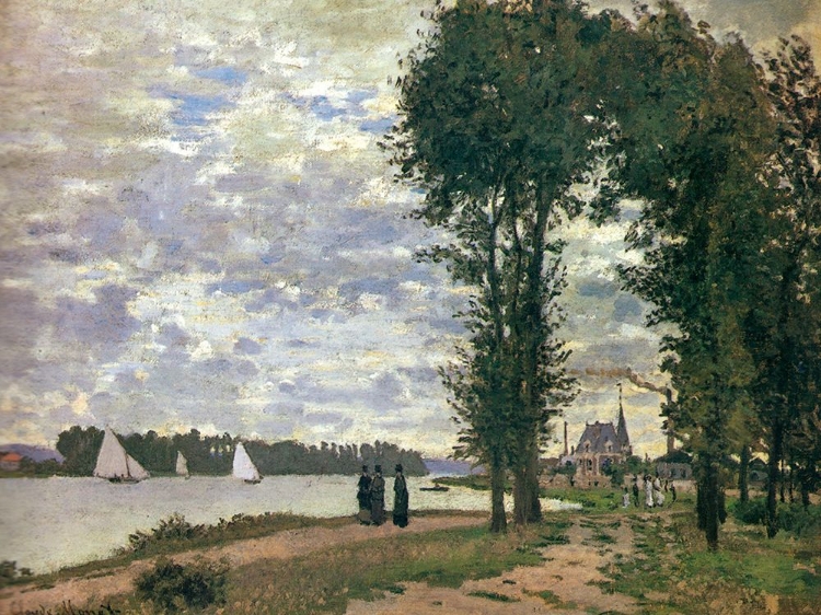 Picture of PROMENADE ALONG THE SEINE 1872