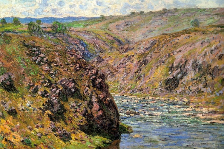 Picture of RAVINE OF THE CREUSE IN SUNLIGHT 1889