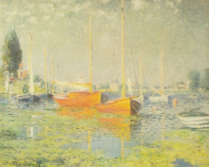 Picture of RED BOATS-ARGENTEUIL 1875