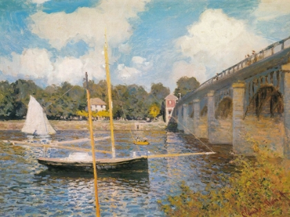 Picture of ROAD-BRIDGE AT ARGENTEUIL 1874