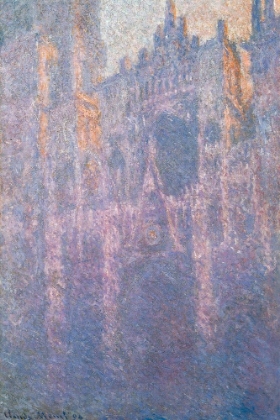 Picture of ROUEN CATHEDRAL-MORNING MIST 1894