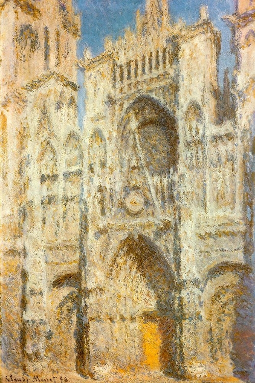 Picture of ROUEN CATHEDRAL-SUNLIGHT 1894