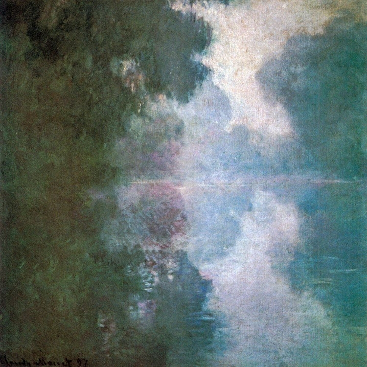 Picture of SEINE-MORNING MISTS 1897