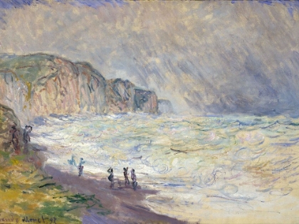 Picture of HEAVY SEA AT POURVILLE 1897