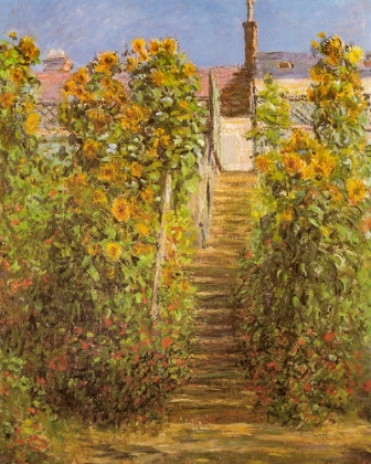 Picture of THE STEPS AT VETHEUIL 1881