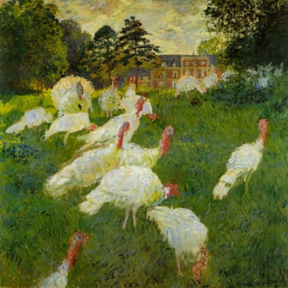 Picture of TURKEYS AT MONTGERON 1877
