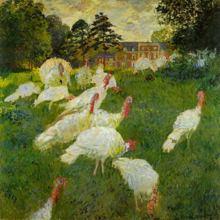 Picture of TURKEYS AT MONTGERON 1877