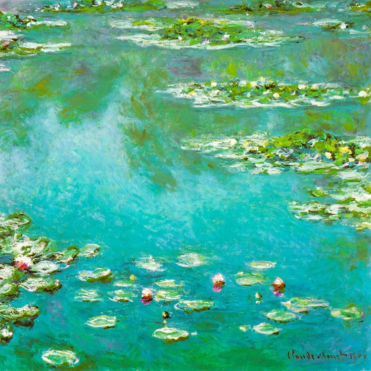 Picture of WATER-LILIES 1906