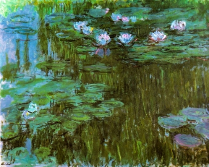 Picture of WATER-LILIES II 1909