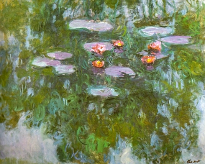 Picture of WATER-LILIES 1911