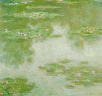 Picture of WATER-LILIES GREEN 1907