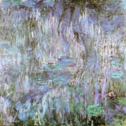 Picture of WATER-LILIES PURPLE 1912