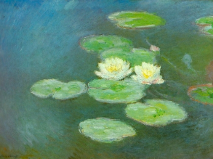 Picture of WATER-LILIES-EVENING 1908