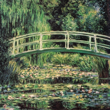 Picture of WATER-LILY POND-HARMONY IN GREEN 1899