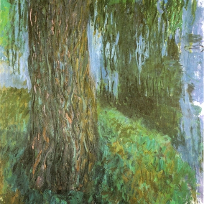 Picture of WILLOW TREE AND POND 1916
