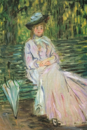 Picture of WOMAN ON A BENCH 1874