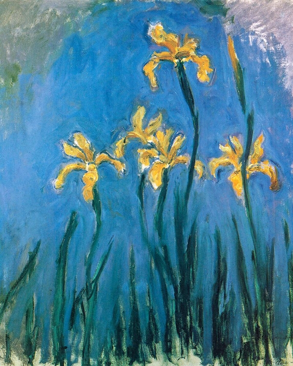 Picture of YELLOW IRISES 1924