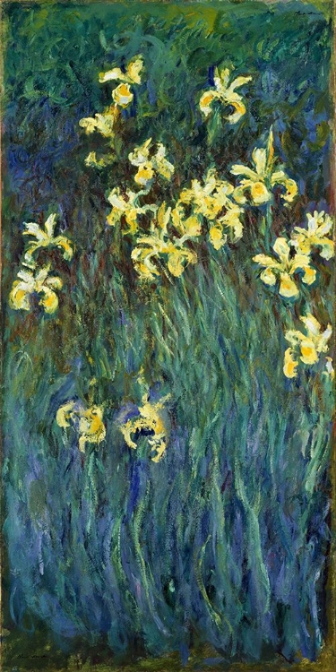 Picture of YELLOW IRISES 1914