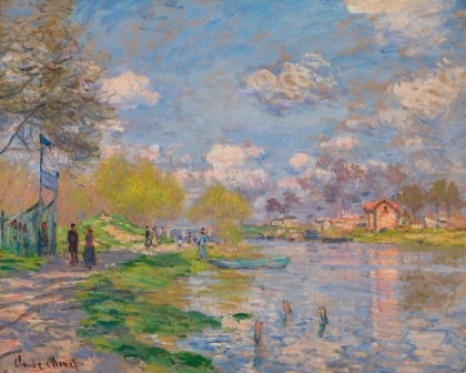 Picture of SPRING BY THE SEINE 1875