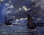 Picture of A SEASCAPE-SHIPPING BY MOONLIGHT 1864