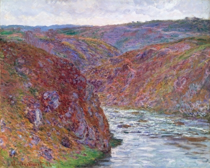 Picture of VALLEY OF THE CREUSE GRAY DAY 1889