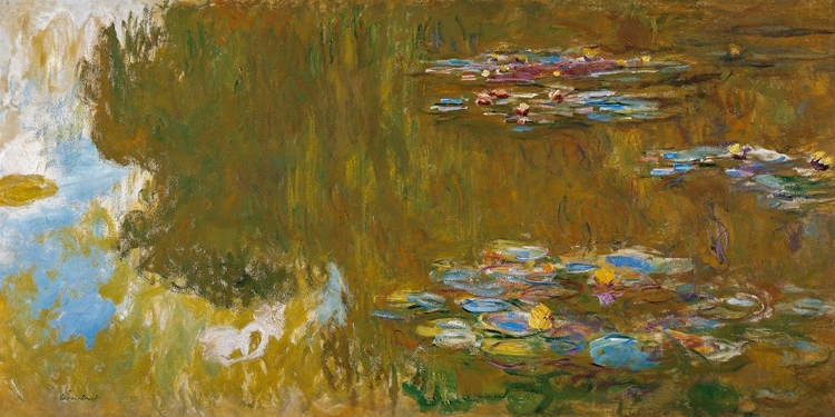 Picture of THE WATER LILY POND 1917